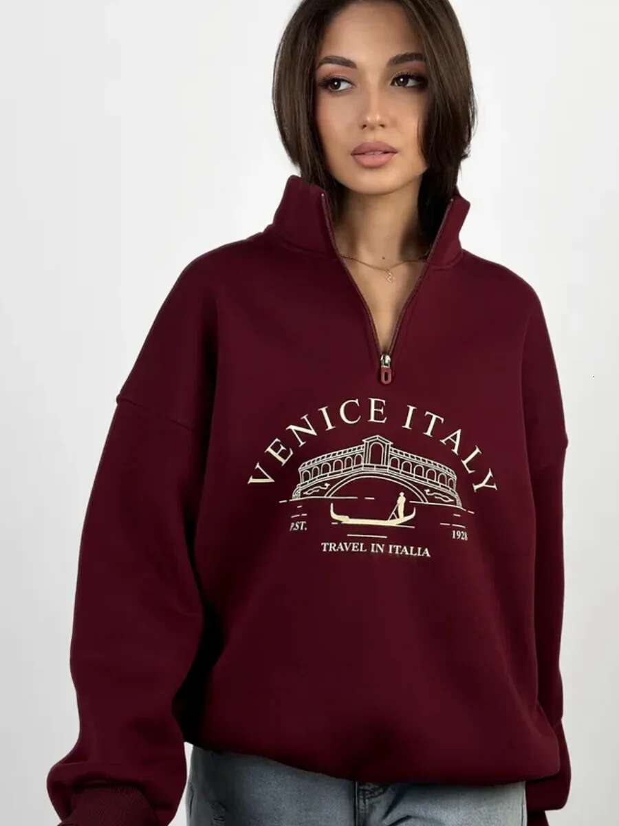 American Ins Retro Personality Versatile Couple Hooded Sweatshirt Autumn Winter Designer clothes Y2k Contrasting Color Splicing Lazy Pullover Top