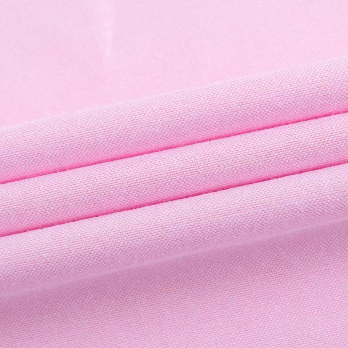 Mens fashion long sleeved solid Oxford shirt with single patch pocket casual fit button down collar shirt X250324