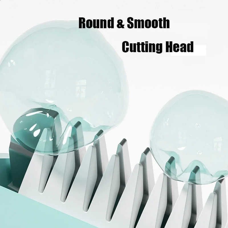 Quiet Electric Childrens Hair Clipper Ceramic Blade Baby Hair Trimmer Rechargeable Waterproof Haircut Kit For Kids Grooming 250303