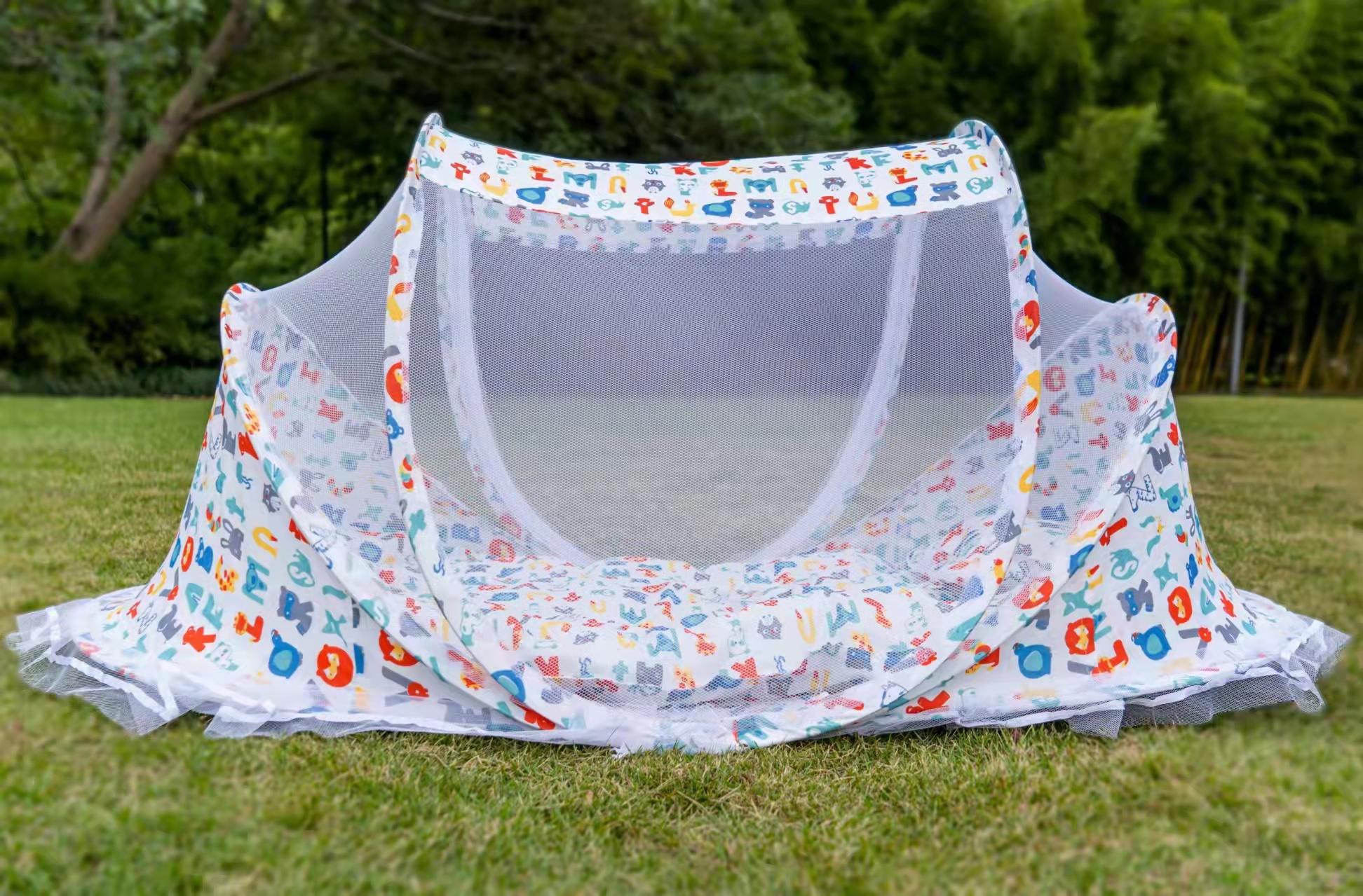 Jiaobao English Three Piece Baby Mosquito Net Set