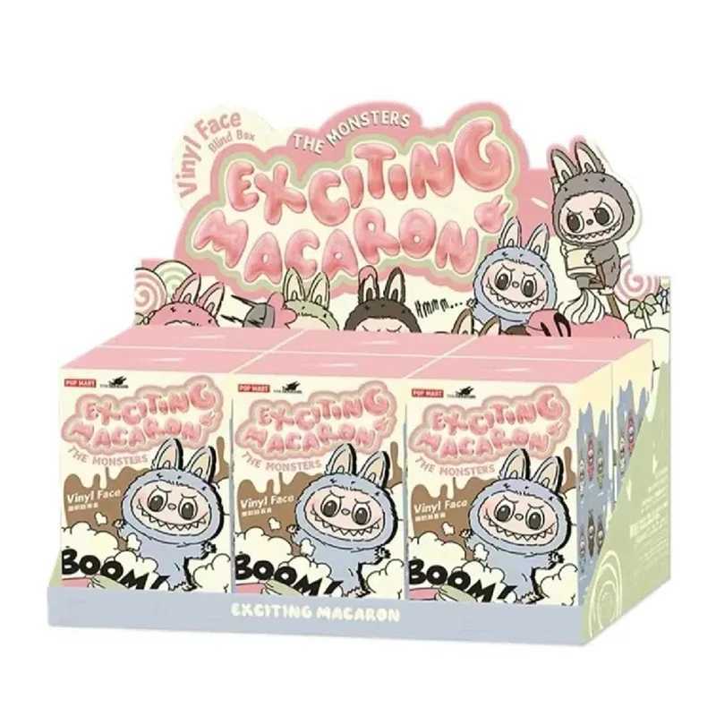 New Arrival Labubu The Monsters Lisa Seme Heart Macarrr Vinyl Base Series Trendy Toy Decorations Birthday Gifts T250324