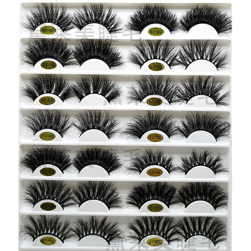 25 mm mink false eyelashes sell well W250324