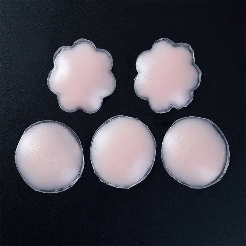 1 pair of silicone Nipple cover lifting bra sticker adhesive invisible bra breast patch female reusable breast patchXJ250324