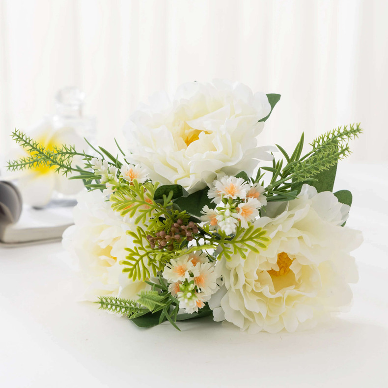 silk fake wers light table living p simulation wer arrangement bouquet beautiful
