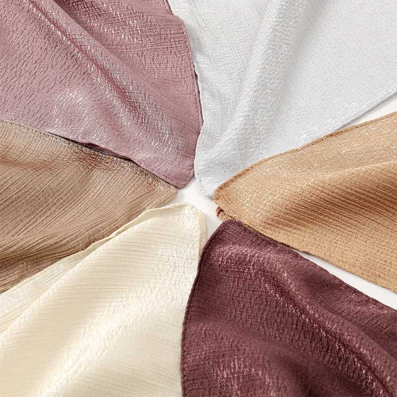 Home>Products>High quality silk curly headscarf>Warm shoulder plain weave Muslim warm headscarf X250324