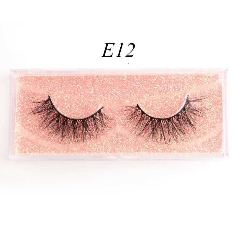 Mink false eyelashes 20mm thick mink false eyelashes 5D multi-layer exaggeration stereo adjustable W250324