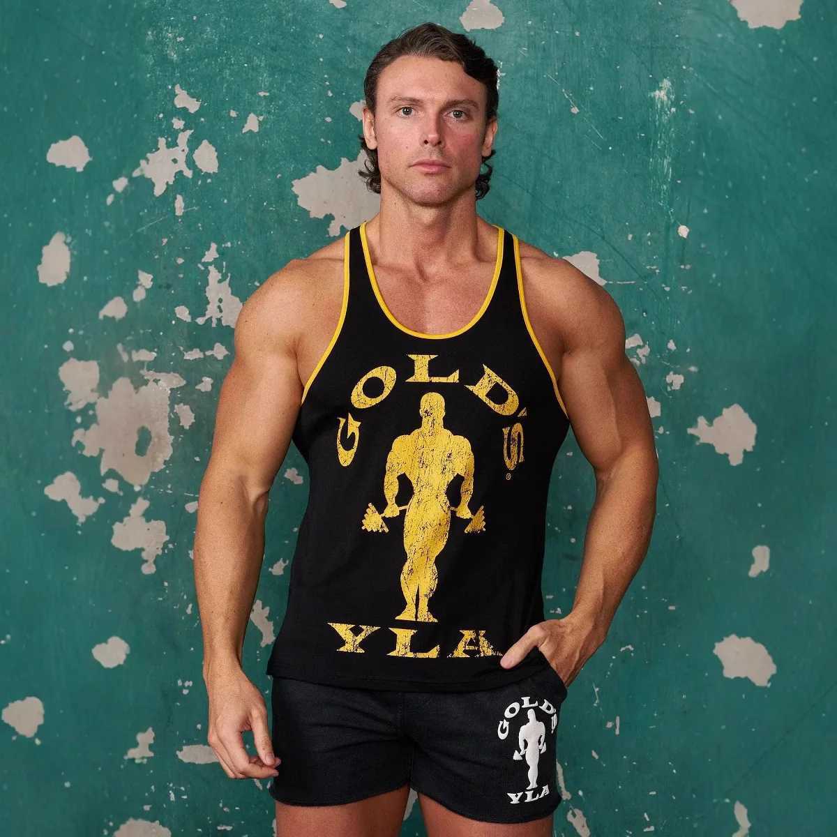 2025 new mens cotton vest top fitness vest sleeveless mens casual bodybuilding sports mens sportswear X250324