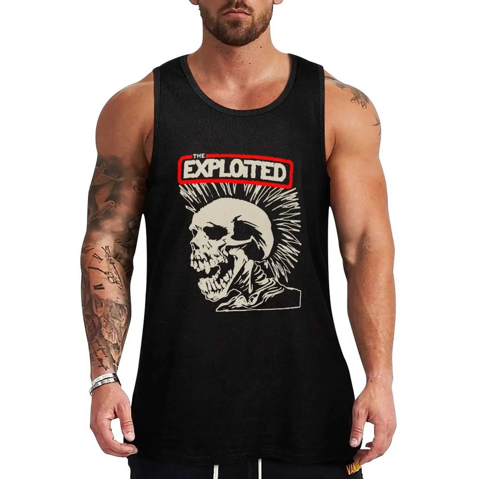 Explosive Tank Top Mens Wear Brand Mens Sleeveless T-shirt Mens Wear X250324