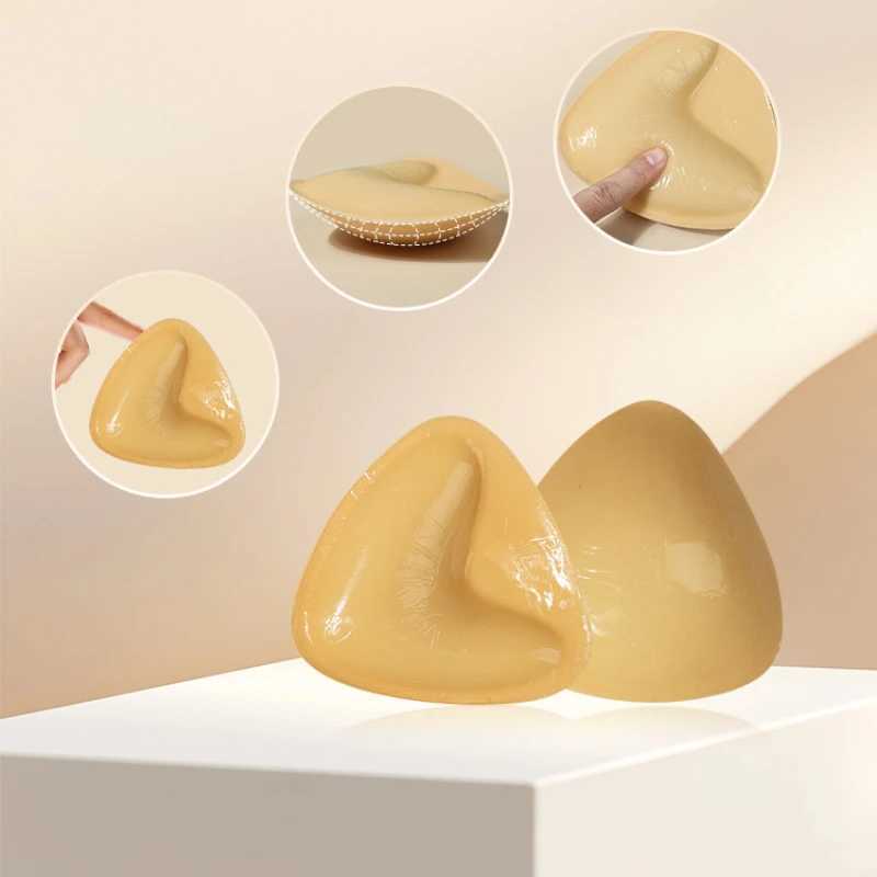 Womens Triangle Nipple Cover Stickers Boost Insertions Bra Lift Up Bra Pad Adhesive Cup Chest Patch Invisible Bra Bikini PadXJ250324