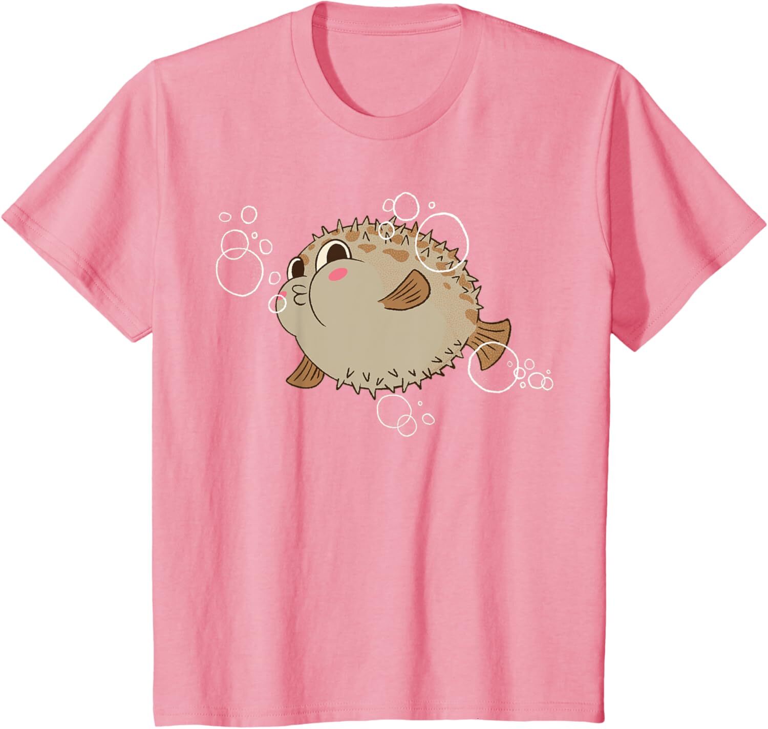 T shirt for Mens Cute Puffer Fish Ocean Diving Fishing Pufferfish Lovers Graphic Tee Casual Tops Clothes Short sleeve