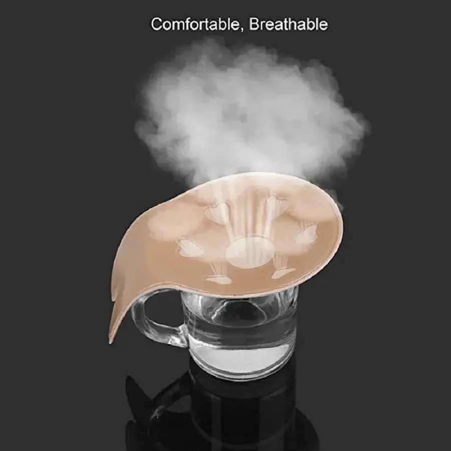 Womens push up bra self-adhesive silicone strapless invisible bra reusable adhesive bra lifting tape rabbit cushion bra padXJ250324