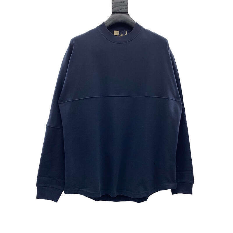 South Oil Sharp Goods Original Label BU Home Classic Back Big Letter Bat Sleeve Round Neck Pullover Loose Hoodie For Men And Women