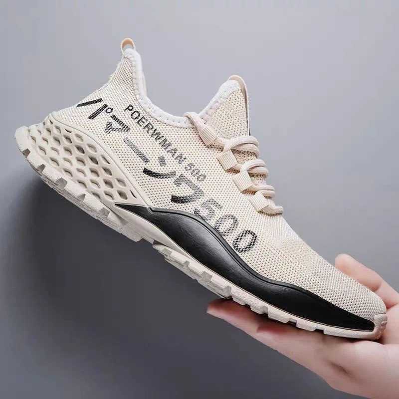 Mens Shoes Spring 2025 New Trend Shoes Mens Shoes Casual Sports Running Net Breathable and Casual Spring Trend ShoesXJ250324