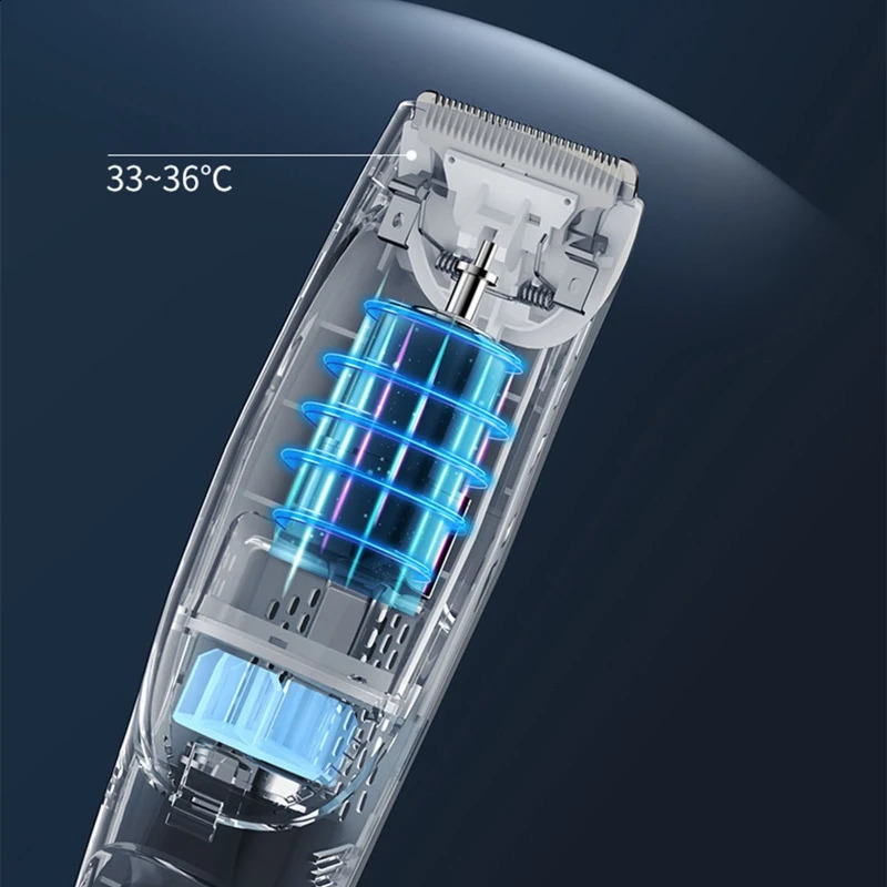 Infant Silent Hair Clipper Portable Electric Hair Trimmer for Babies Dual-Motor USB Hair Cutter Home Use Hair Clipper 250303