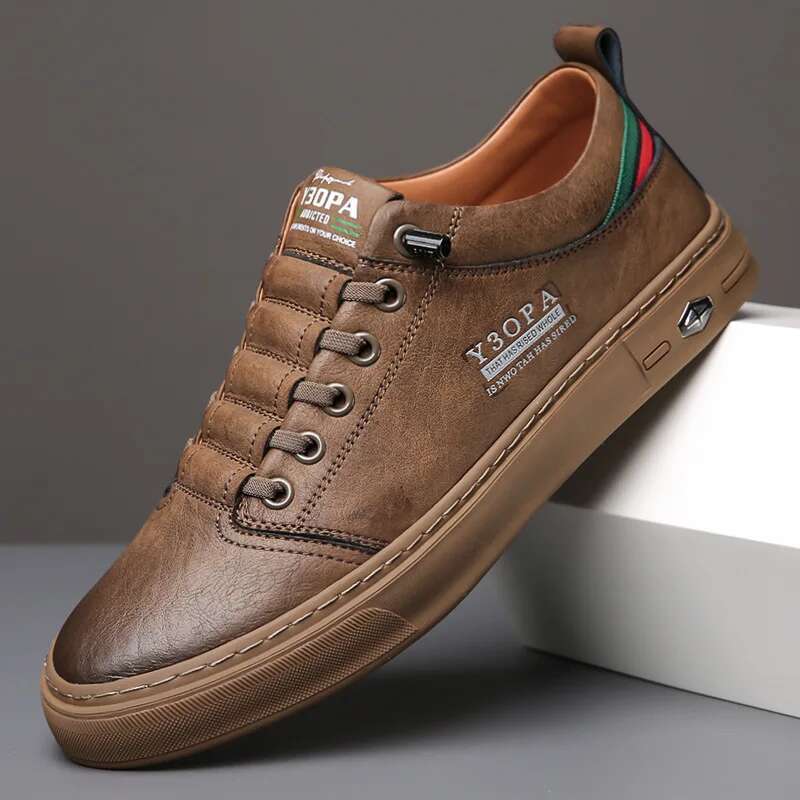 Casual 2025 New High Quality Leather for Men Fashion Comfortable Sports Shoe Outdoor Men's Tennis Shoes