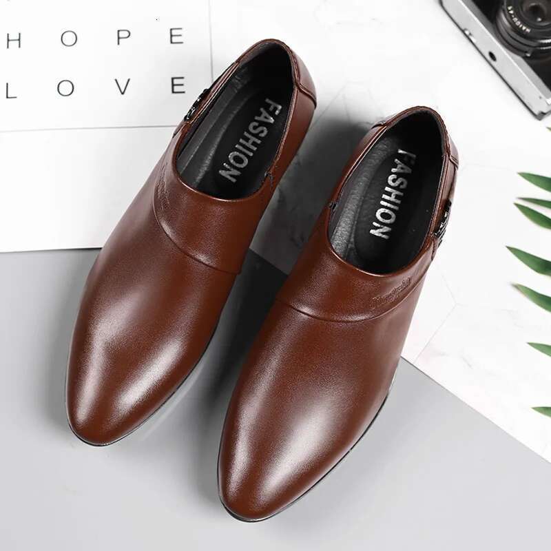 Oxfords Leather for Business Dress Shoes Party Wedding Office Work Shoe 2025 New Men Loafers Big size 38-50