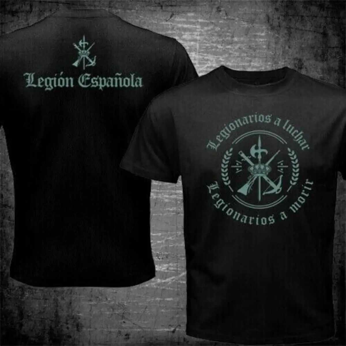 Foreigh Legion Spain Tercio Army Military T-shirt Summer Cotton Short Sleeve O-neck Mens T-shirt New S-3XL X250324