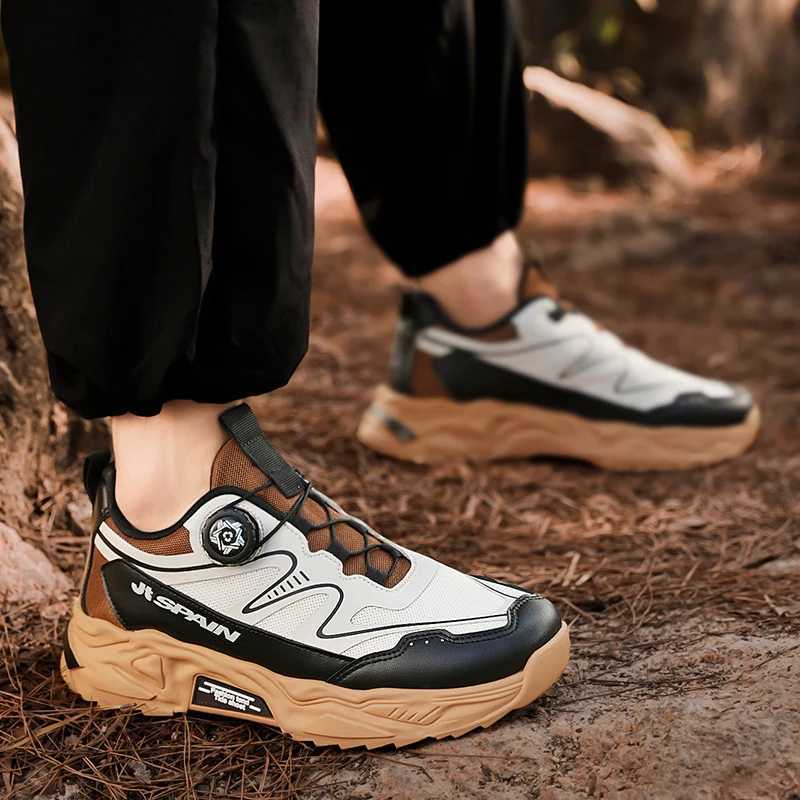 Mens rotating shoes sports shoes Four Seasons new breathable soft soled comfortable outdoor running shoes casual sports shoesXJ250324