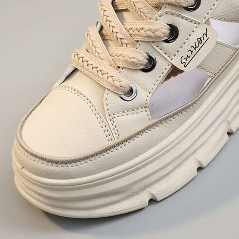 2025 Summer New Sandals Platform Breathable Women Casual Shoes Fashion Lace-Up Sneakers comfortable Woman Sandalias