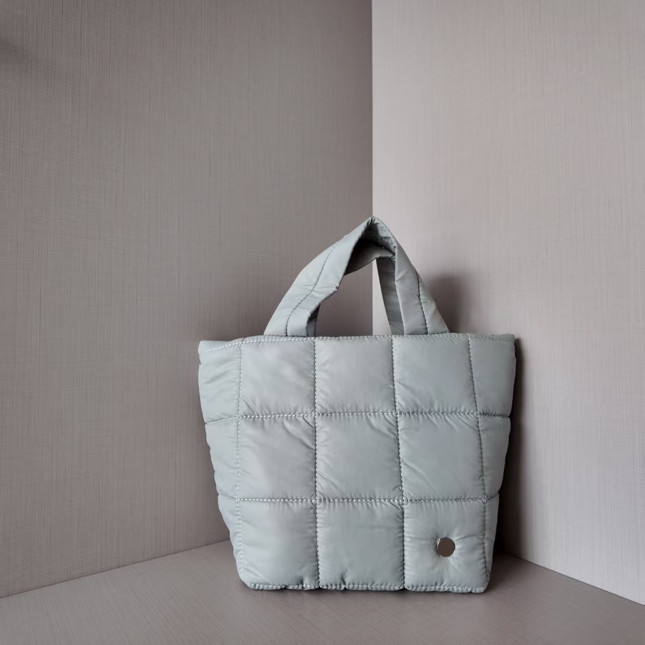 Women 5L Shoulder Bag Women Quilted Grid Lady Underarm Bag Portable Crossbody Handbags With Zipper