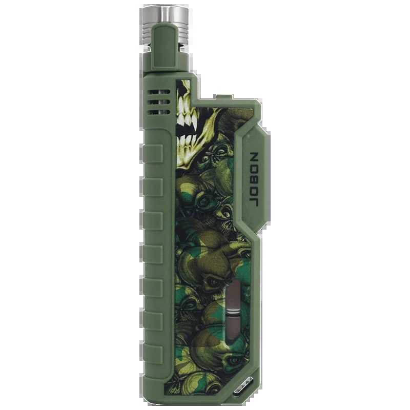 JOBON Retractable Lighter Windproof Blue Flame Safety Lock Design Visual Gas Window Adjustable Flame Size Ignition ToolC250319