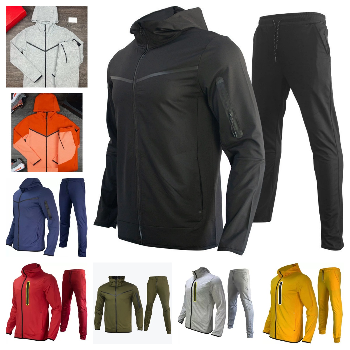 designer tracksuit men tech fleece two pieces suit hoodie and sports jogger trousers pants fashion sweatshirts womens jackets hooded sportswear