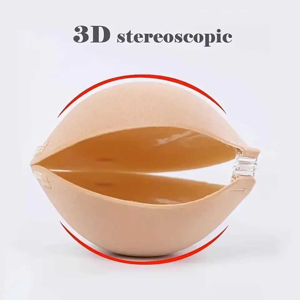 Push up front button adhesive bra bra lifting cushion cover adhesive chest tape chest sticker strapless braXJ250324