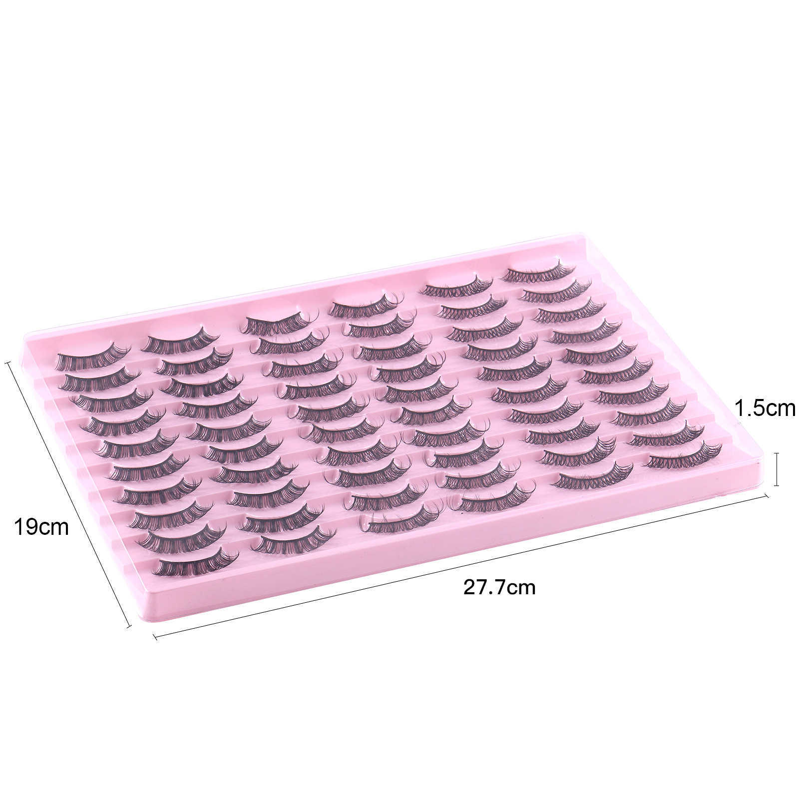 30 pairs of fake eyelashes daily curled eyelashes thick simulated natural synthetic eyelashes W250324