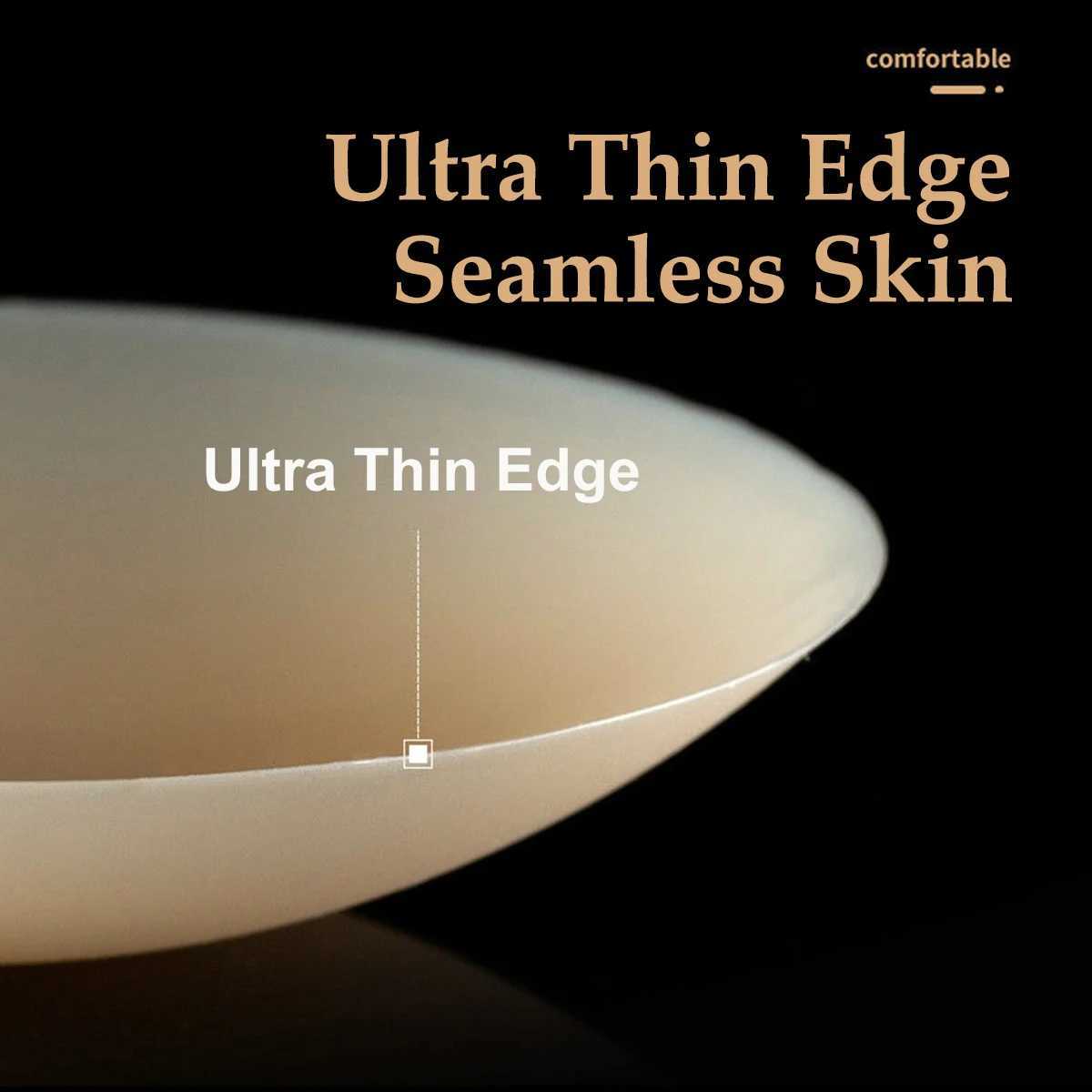 2 pairs of 10cm healthy bio adhesive micro adhesive soft cushion cover breast augmentation silicone Nubra sticker invisible breast padXJ250324