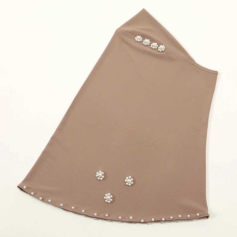 Neck mask underwear headscarf bead Muslim ribbon womens headscarf headscarf X250324