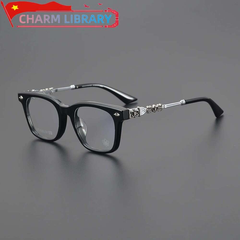Eyeglass Frame For Women Reading Glasses Designer Brand Prescription Acetate Titanium Fashion Men Retro Optical Eyewear