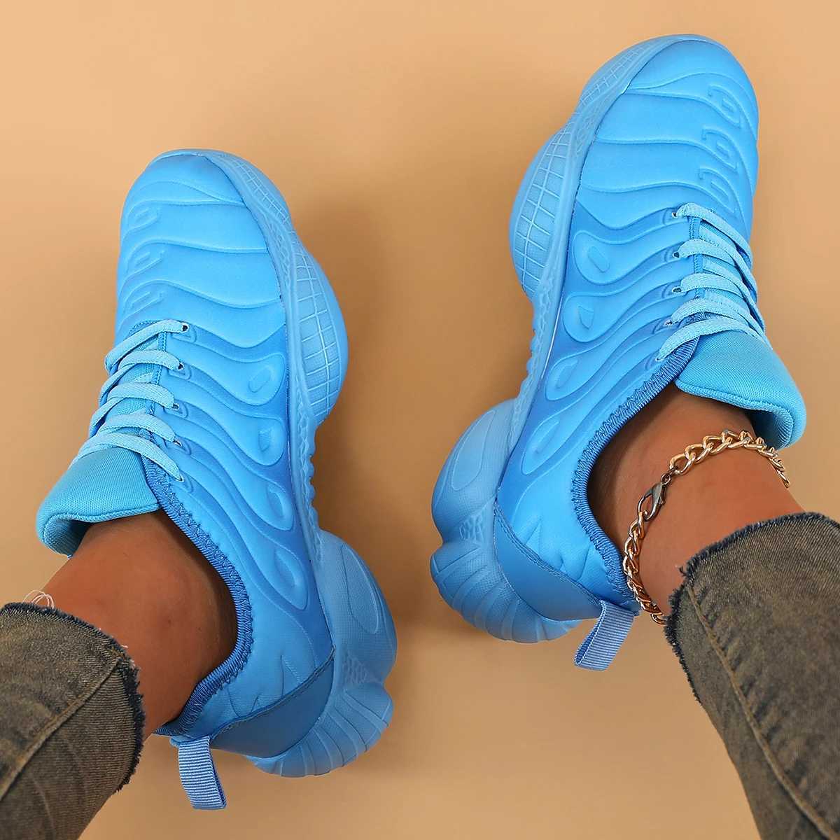 Womens sports shoes 2024 Fi rainbow platform shoes casual walking shoes comfortable outdoor womens vulcanized shoesXJ250324