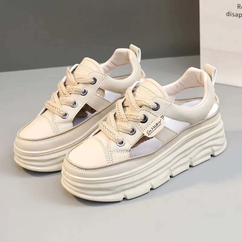 2025 Summer New Sandals Platform Breathable Women Casual Shoes Fashion Lace-Up Sneakers comfortable Woman Sandalias