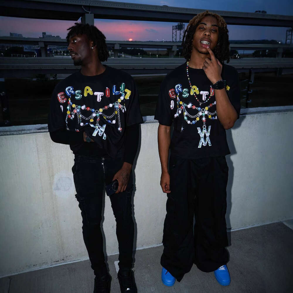 Streetwear Men's and Women's Spring Printed Cotton Loose Fashion T-shirt