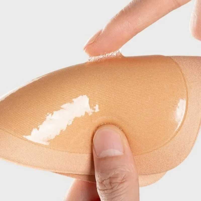 Upward push bra coasters womens soft breast pads underwear adhesive lining silicone breast enhancer underwear invisible soft cushion coverXJ250324