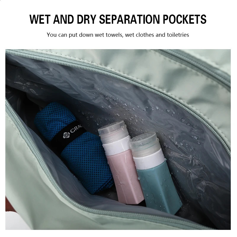 Personalized Gym Bag Wet And Dry Travel Bag Sports Training Bag Custom Female Yoga Bag Luggage Bag Weekend Bag Print Name 250314