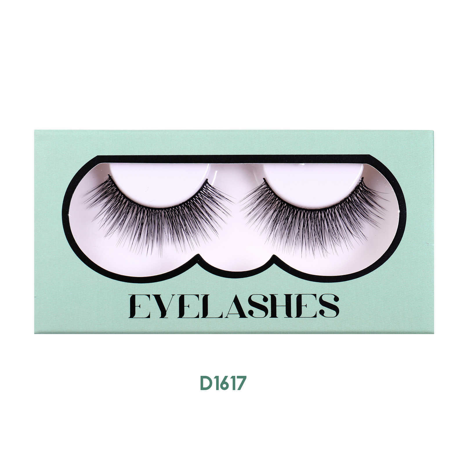 New 3D synthetic false eyelashes set thick curly messy simulated eyelashes W250324