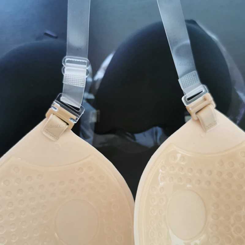 Reusable strapless self-adhesive silicone underwear suitable for womens invisible push up bras strapless lifting wedding underwearXJ250324