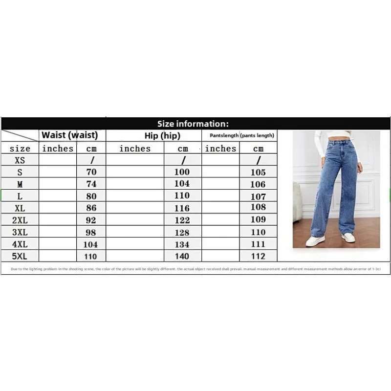 High Waist Slim Fit Straight Leg For Women 2025 New Cross-Border Straight-Leg Denim Slimming Long Jeans