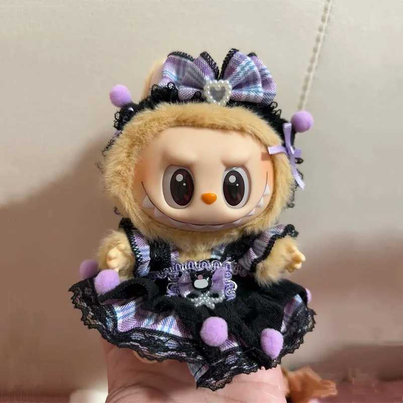 without shoes)) Suitable for cute 17cm Labubu clothing casual set V1 V2 sliding set sports set Suitable for Labubu clothing Labubu Ropa accessoriesXJ2