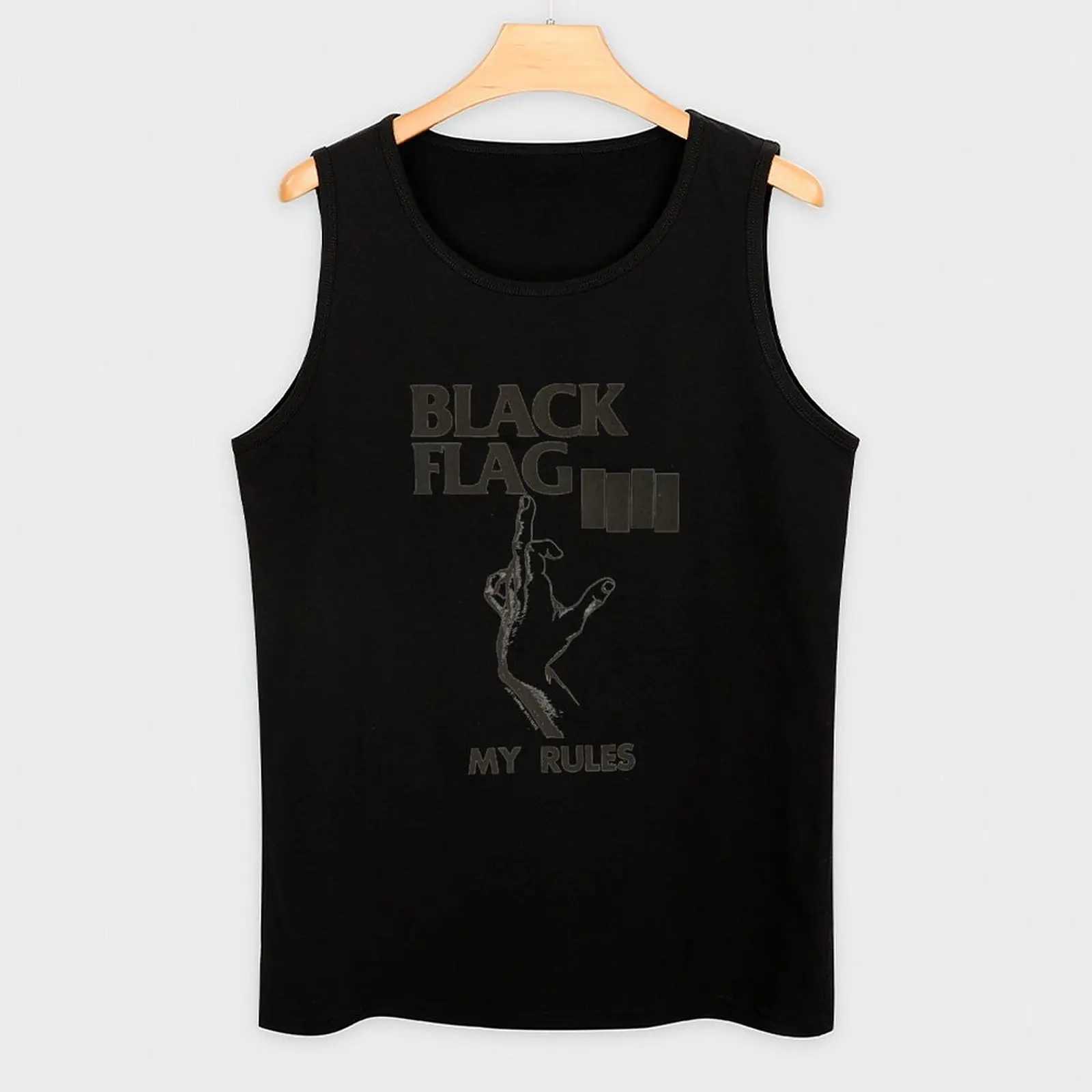 Black Flag Tank Summer Mens Top Sportswear Mens Gym Training Accessories X250324