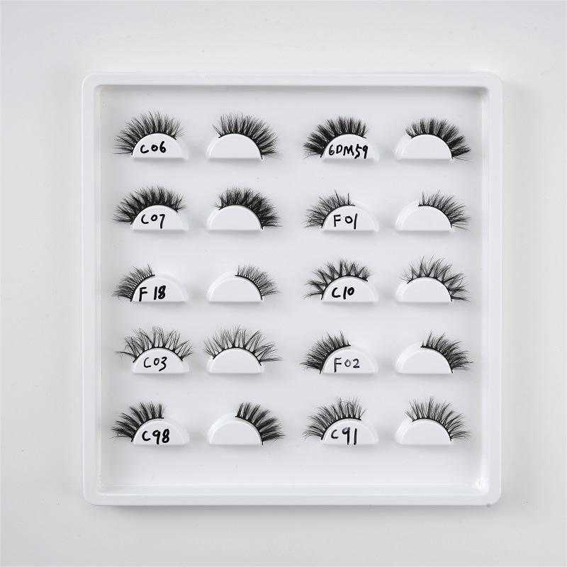 Thick stage makeup fake eyelashes natural hard stem simulation handmade womens long bridal makeup performance eyelashes W250324