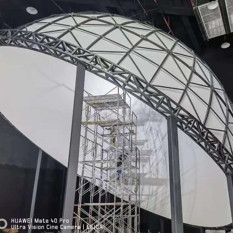 Elegant Aluminum Curtain Wall with Smooth Spherical Finish - Customized products quality