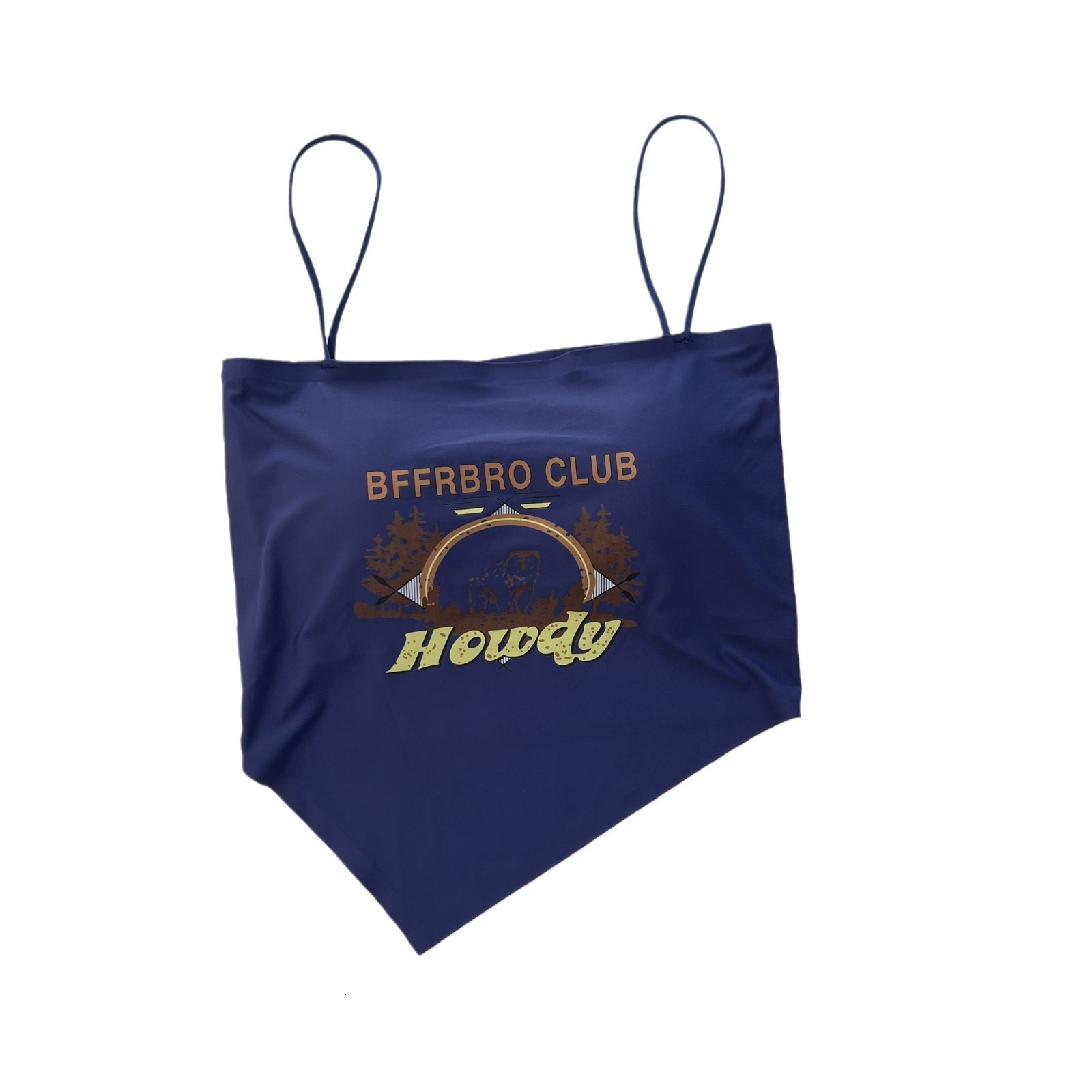 Sexy Camisole Vest For Women Autumn New Style Slim Fit Niche Irregular Print Inverted Triangle Camisole Beautiful Back