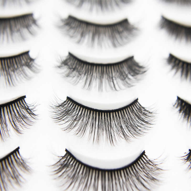 DINGSEN False Eyelash Multi layer 3D Stereoscopic 20 Pair Eyelash Cross Curling Eyelash Lifting Eyelash W250324
