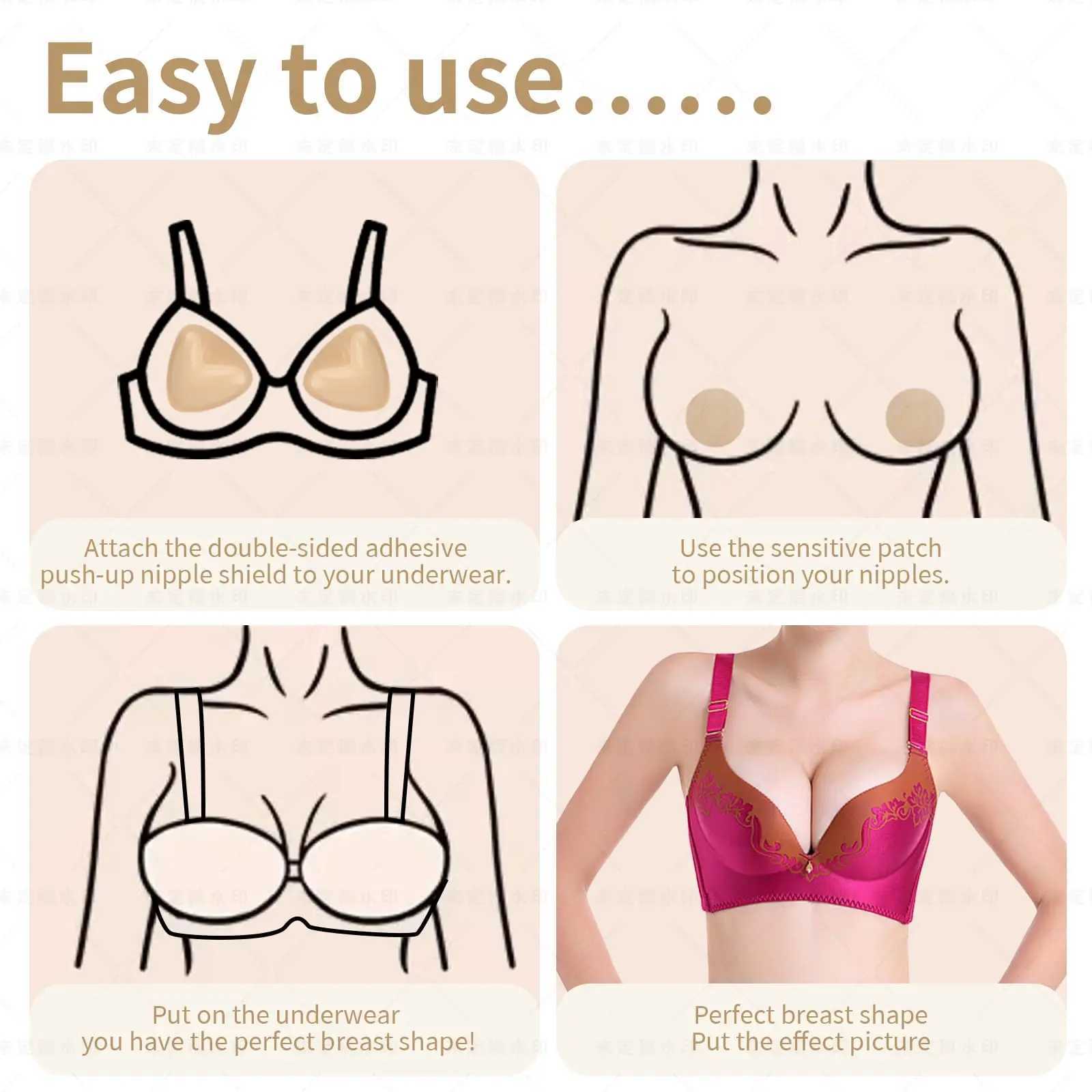 Double sided adhesive bra insert push thick sponge breast lifting pad swimsuit bikini cup strengthening pad Nipple coverXJ250324