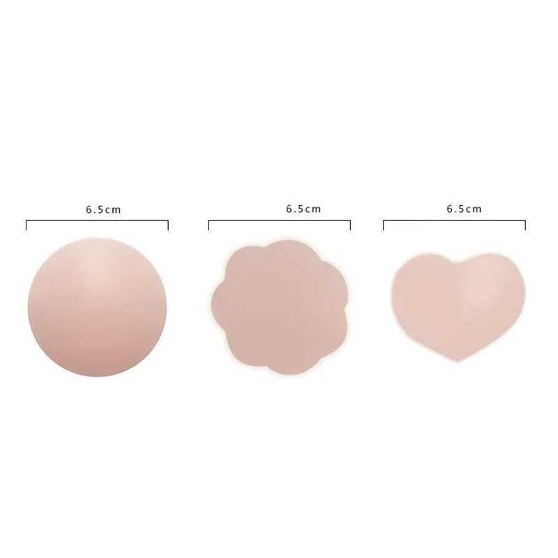 1 pair of silicone Nipple cover lifting bra sticker adhesive invisible bra breast patch female reusable breast patchXJ250324