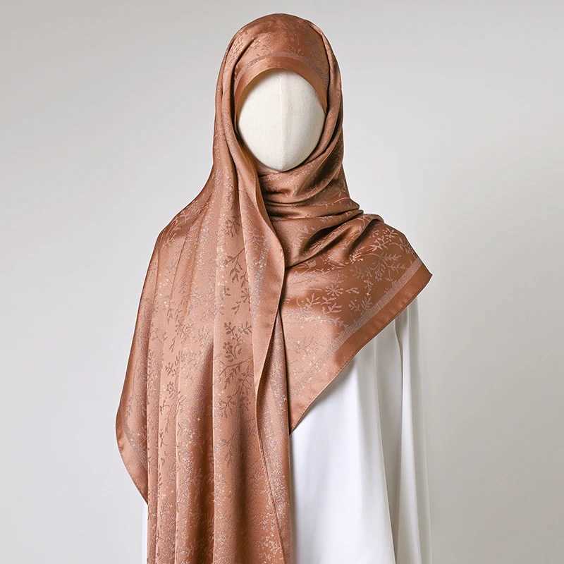 2025 New Malaysia Square Scarf Vine Printing Headscarf Scarf Packaging High Quality Cotton Soft Muslim Square Scarf X250324