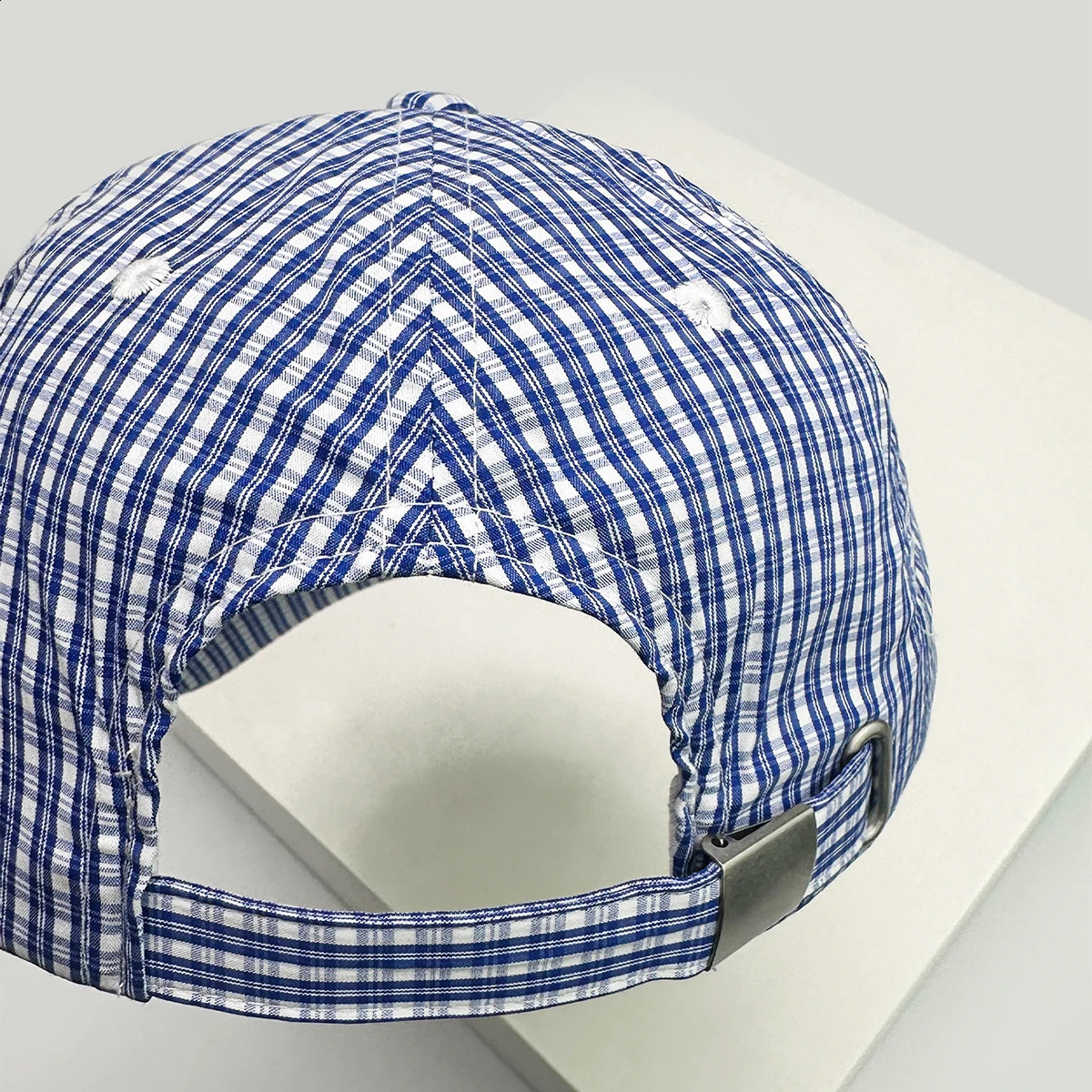 Plaid Letter Embroidery Floral Baseball Hats Breathable Unisex Sweet Sunshade Korean Versatile Peaked Caps Fashion Outdoor 250321