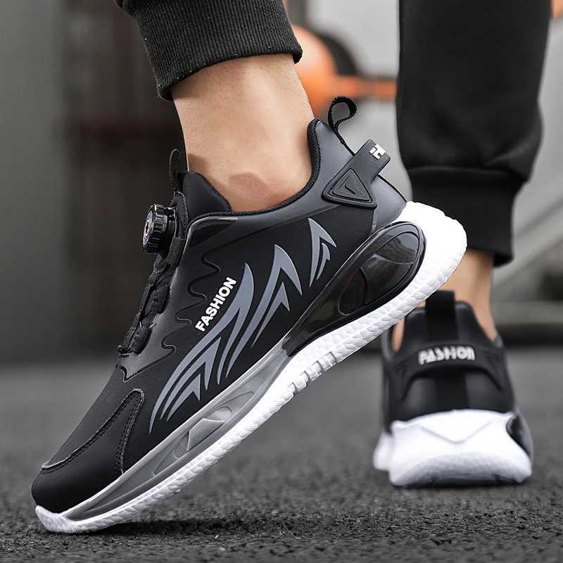 Mens rotating shoes sports shoes all season breathable soft soled N-Slip outdoor running shoes student casual sports shoesXJ250324